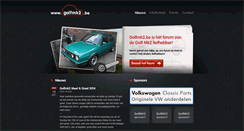 Desktop Screenshot of golfmk2.be